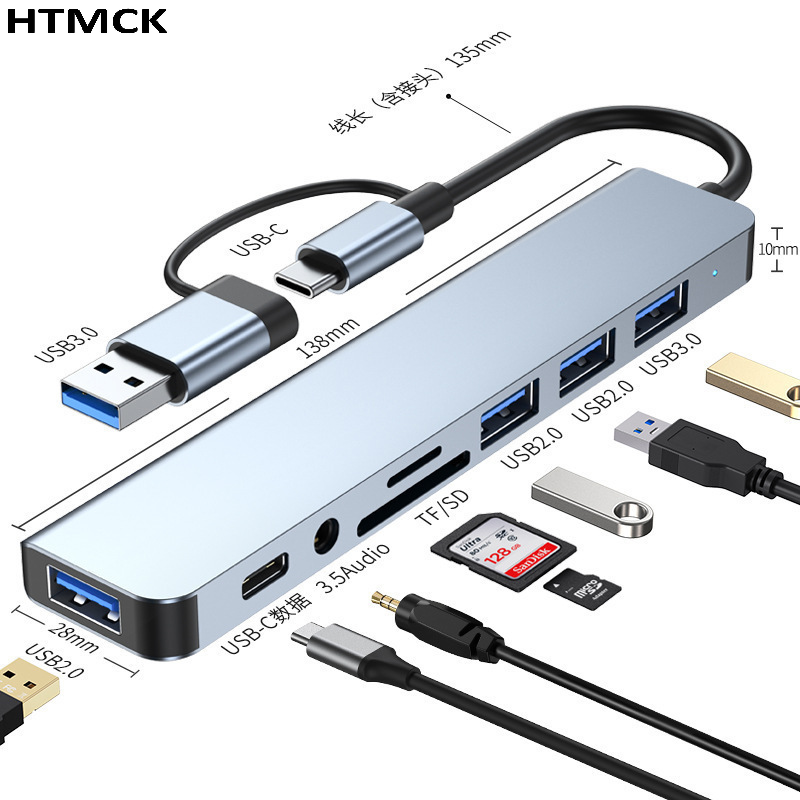 Usb Hub Type C - Estação de acoplamento multiportas USB Type-C