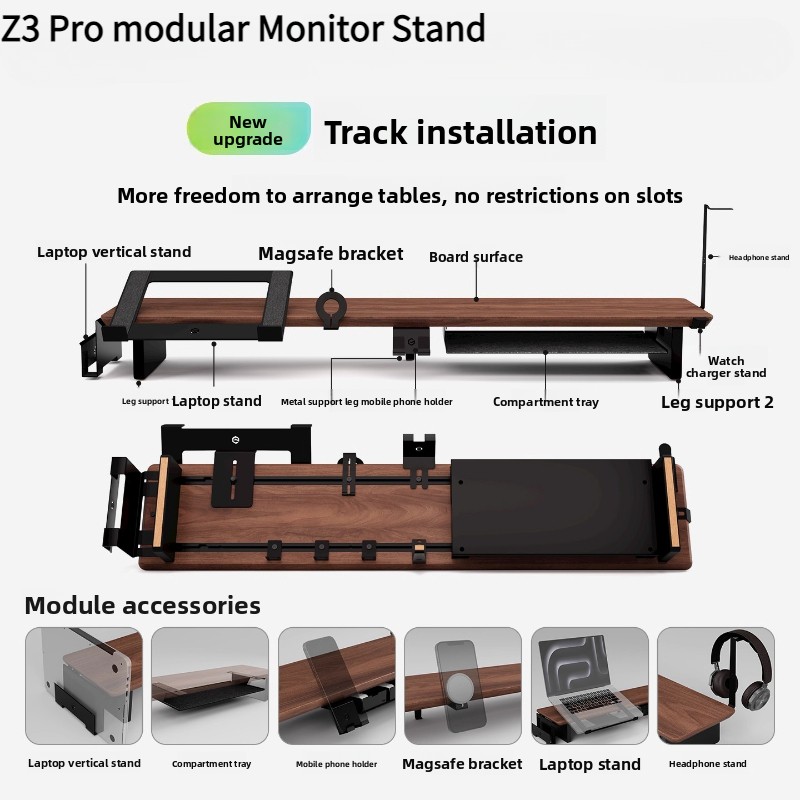Tablet Lap Desk - Z3 pro monitor modular riser de