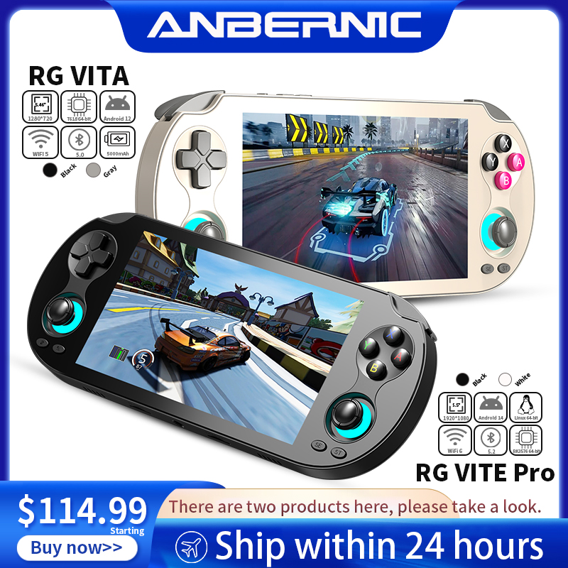 Android Tablet Gaming Accessories - Console de Jogos Portátil ANBERNIC RG