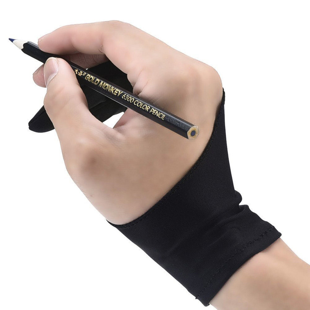 2 pares de luvas de desenho pa - Drawing Glove Artist avaliação e preço