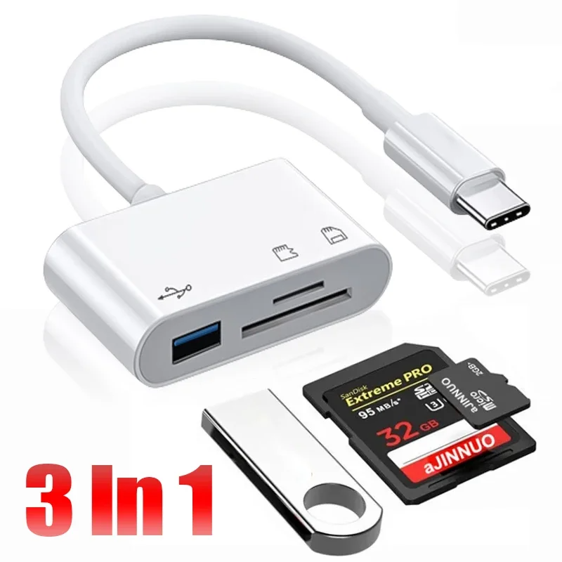 Adaptador Hub Conversor 3 em 1 - Usb Hub Type C avaliação e preço