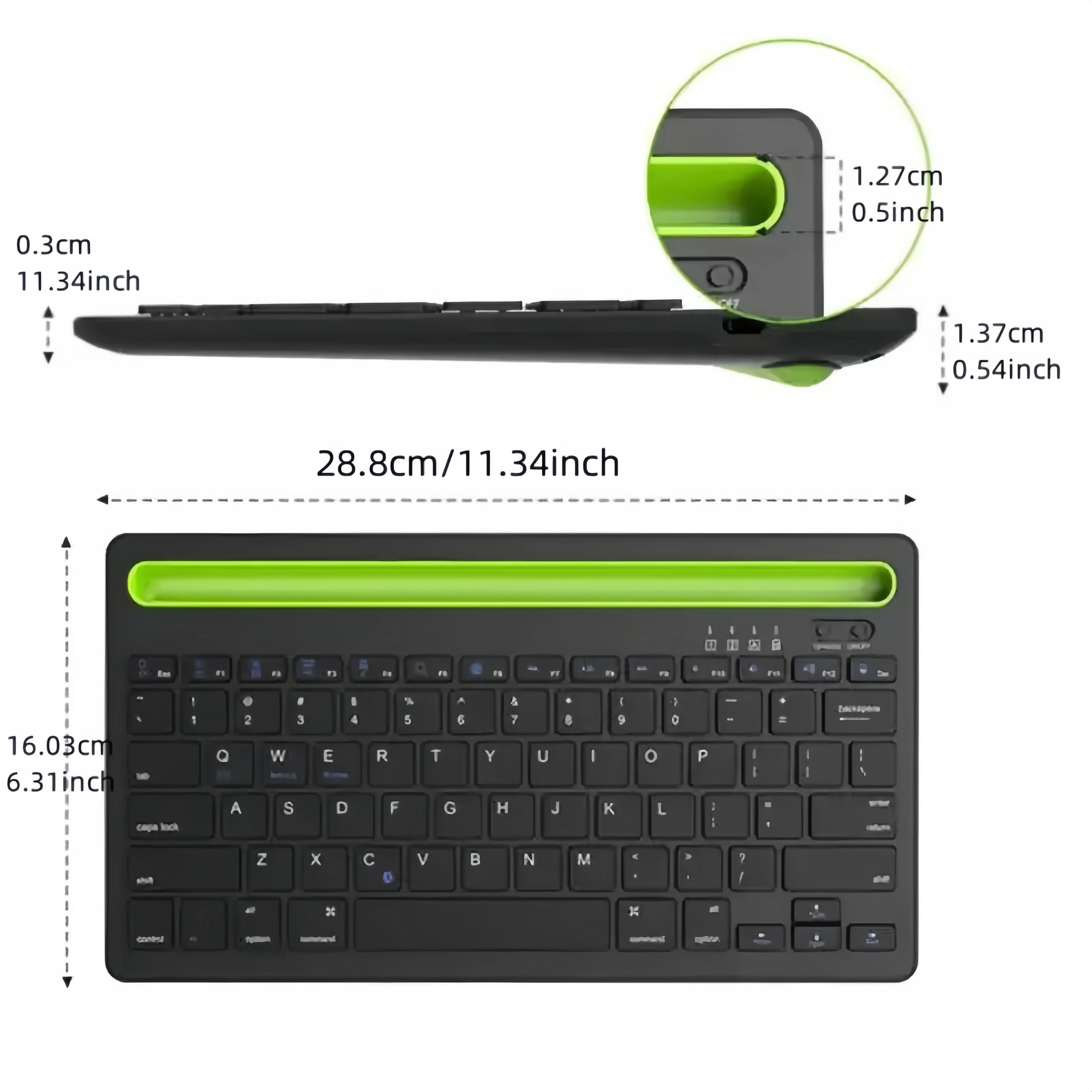 Teclado Bluetooth Sem Fio Mini - Android Tablet Gaming Accessories avaliação e preço