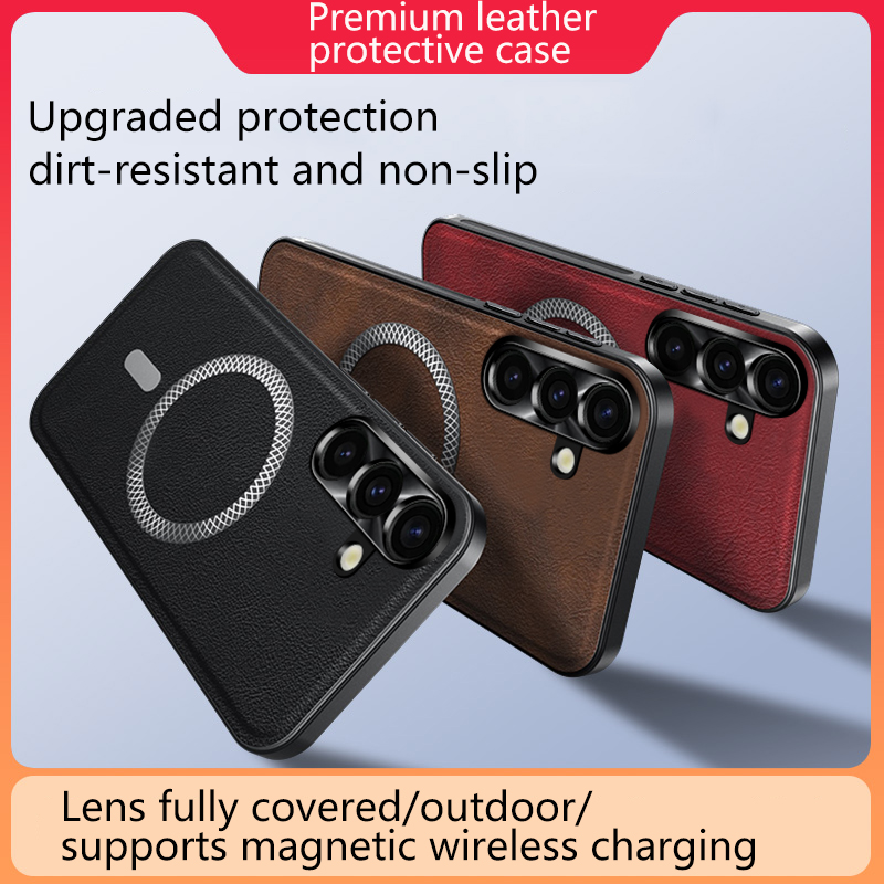 Capa luxuosa de couro pu para  - Samsung Galaxy S24 avaliação e preço