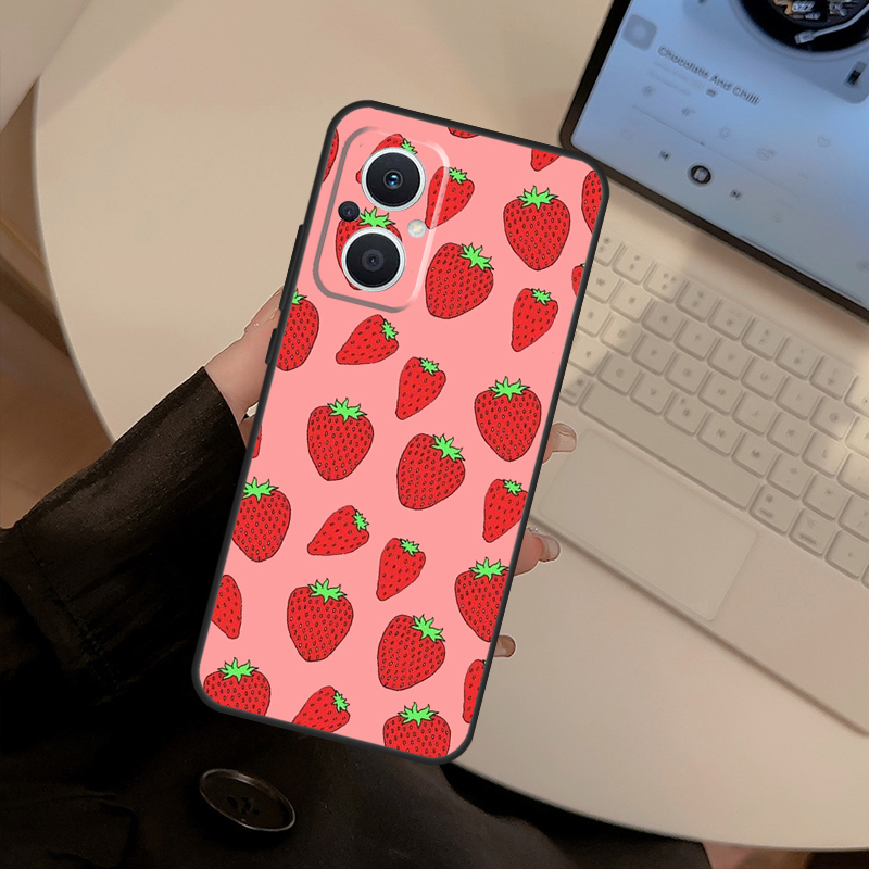 Capa Vermelha Morango para OPP - Oppo Reno 12 avaliação e preço